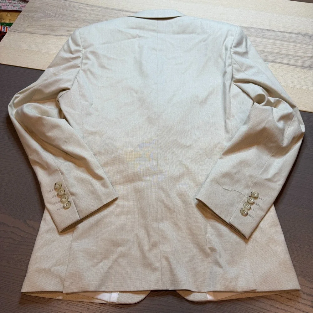 SuitShop Suit Mens 38R‎ Slim Fit Jacket Stretch Tan NWT